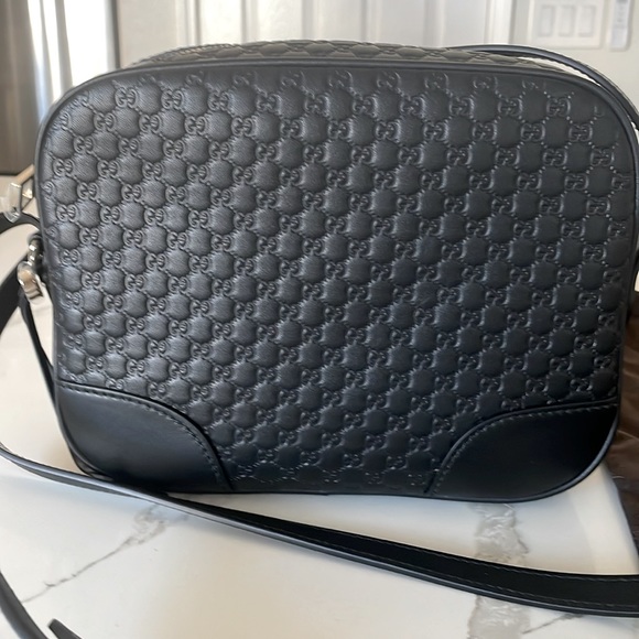 💯GUCCI Bree Rossi Microguccissima Leather Bag - Picture 2 of 11